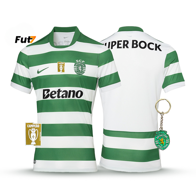 Camisola Sporting Principal 2025/26 - LANÇAMENTO! 🔥💚