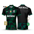 Camisola Sporting Alternativa Preta 2025/26 - LANÇAMENTO! 🔥💚