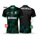 Camisola Sporting Alternativa Preta 2025/26 - LANÇAMENTO! 🔥💚