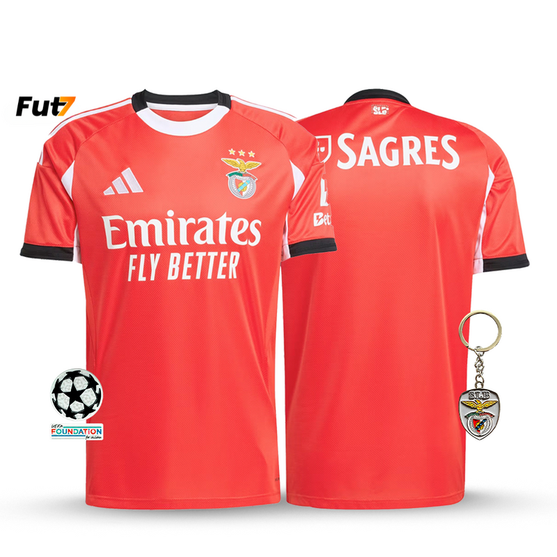 Camisola Benfica Principal 2025/26 - ÚLTIMAS UNIDADES! 🔥🦅