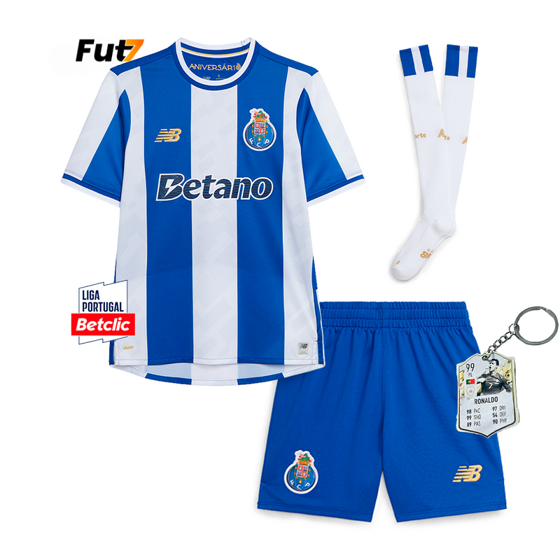 Conjunto Infantil Porto Principal 2025/26 - ÚLTIMAS UNIDADES! 🔥🐉