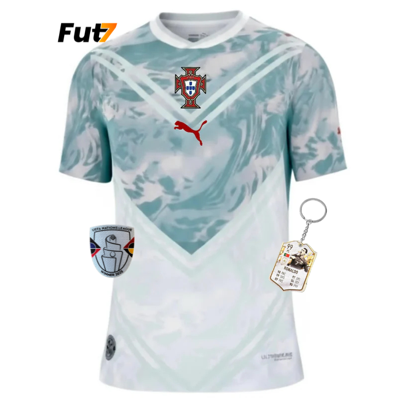 Camisola Seleção Portugal alternativa azul/branca MUNDIAL 2026