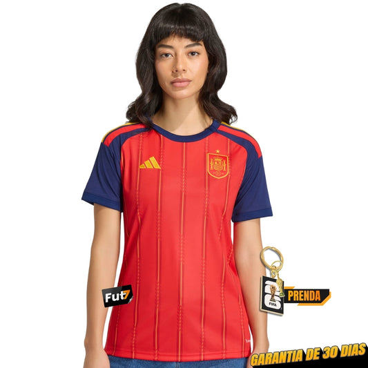 CAMISOLA ESPANHA PRINCIPAL MUNDIAL 2026 MULHER