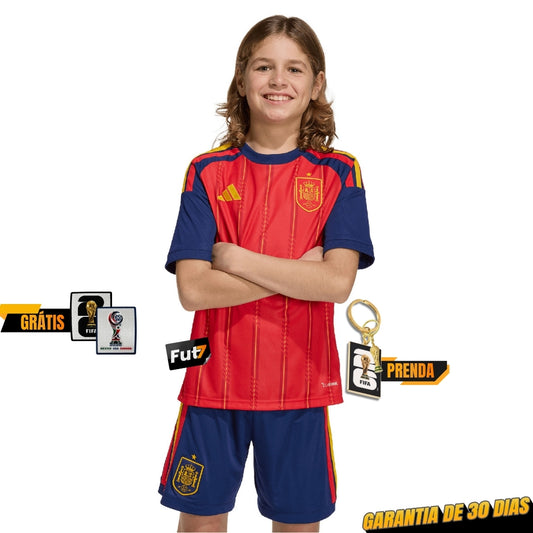 KIT DE CRIANÇA ESPANHA PRINCIPAL MUNDIAL 2026