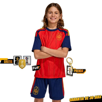KIT DE CRIANÇA ESPANHA PRINCIPAL MUNDIAL 2026