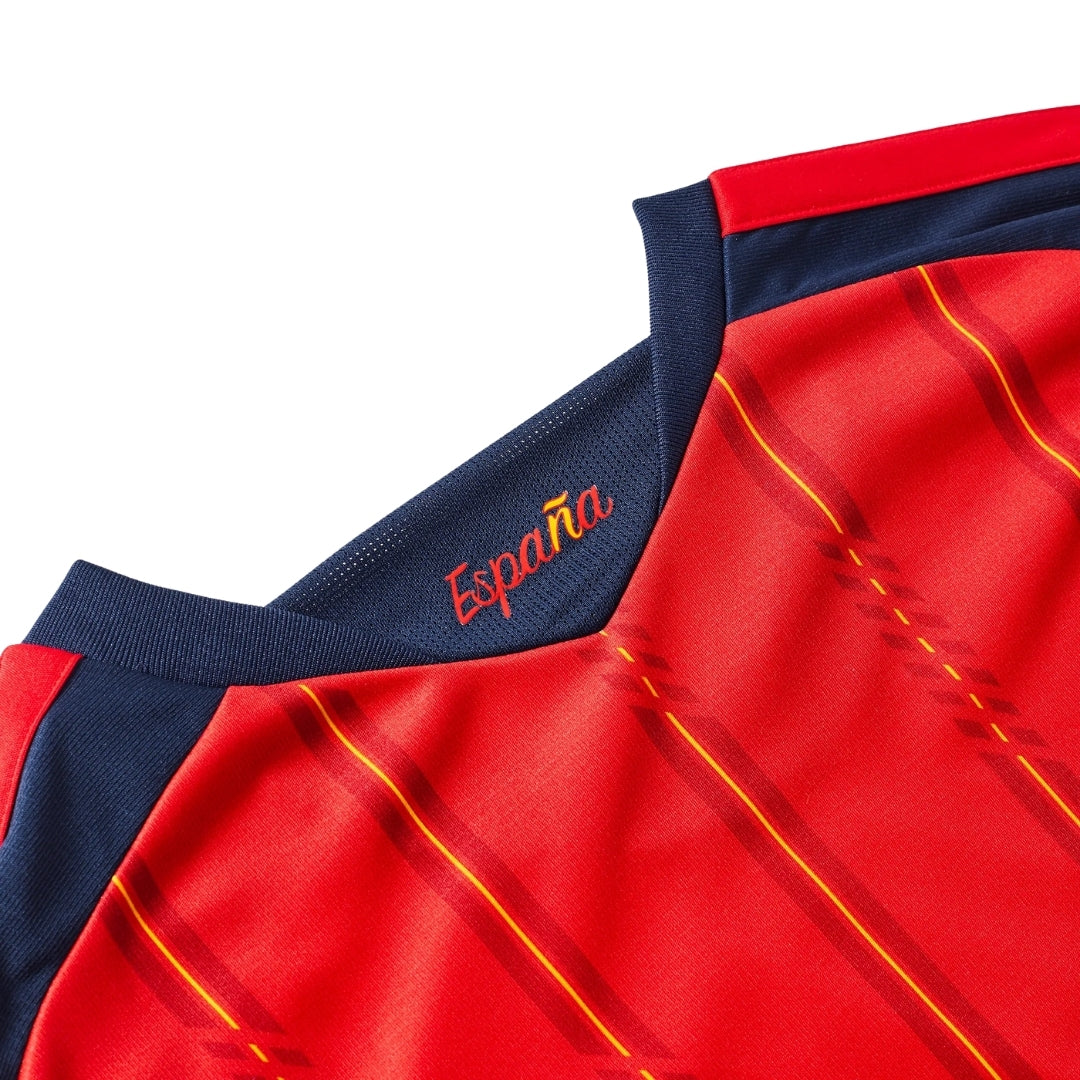 CAMISOLA ESPANHA PRINCIPAL MUNDIAL 2026 AUTHENTIC MANGA LARGA