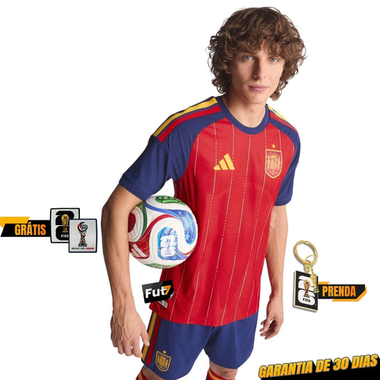 CAMISOLA ESPANHA PRINCIPAL MUNDIAL 2026 AUTHENTIC