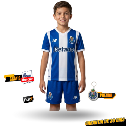 KIT DE CRIANÇA PORTO PRINCIPAL 2026/27 azul e branca – pré venda (10 a 18 dias úteis)