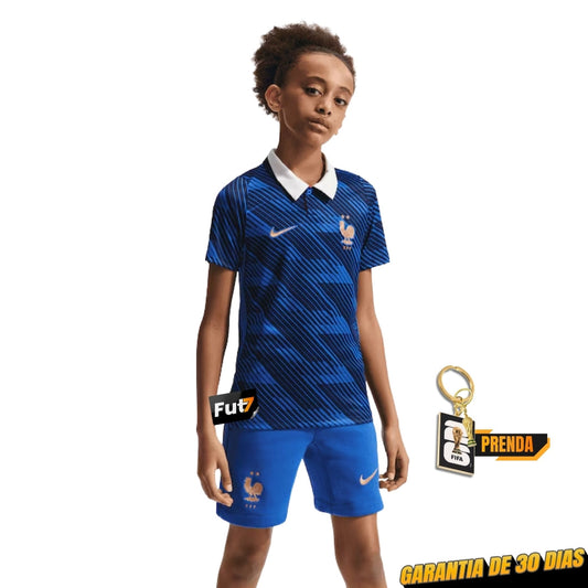 KIT DE CRIANÇA FRANÇA PRINCIPAL MUNDIAL 2026