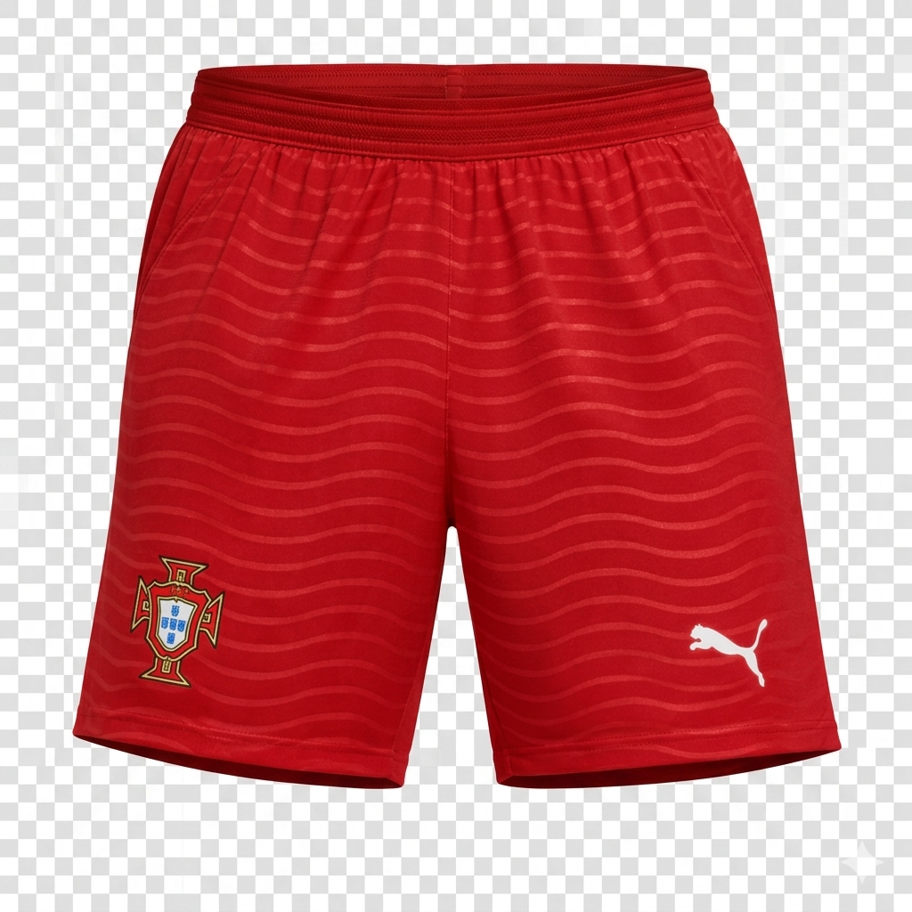 Calção adulto Seleção Portugal vermelho  2026/27