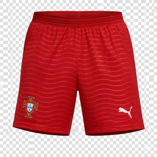 Calção adulto Seleção Portugal vermelho  2026/27