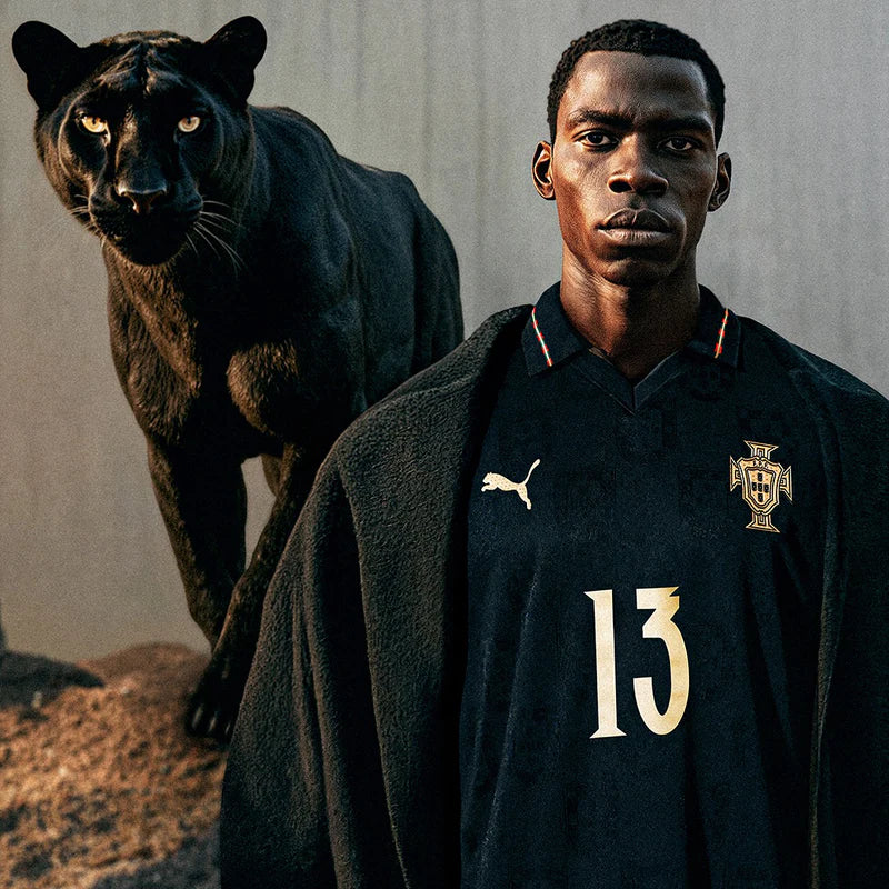 🔥 Edição Especial Pantera Negra Authentic – Camisola da Seleção de Portugal EUSÉBIO 2026/27! 🔥