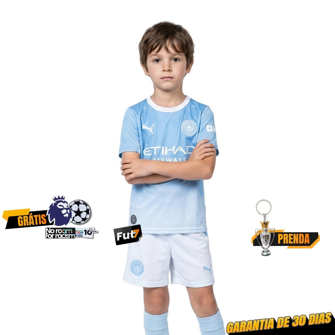 KIT DE CRIANÇA MANCHESTER CITY PRINCIPAL 26/27