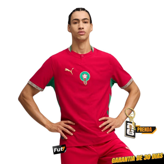 CAMISOLA MARROCOS PRINCIPAL MUNDIAL 2026 AUTHENTIC
