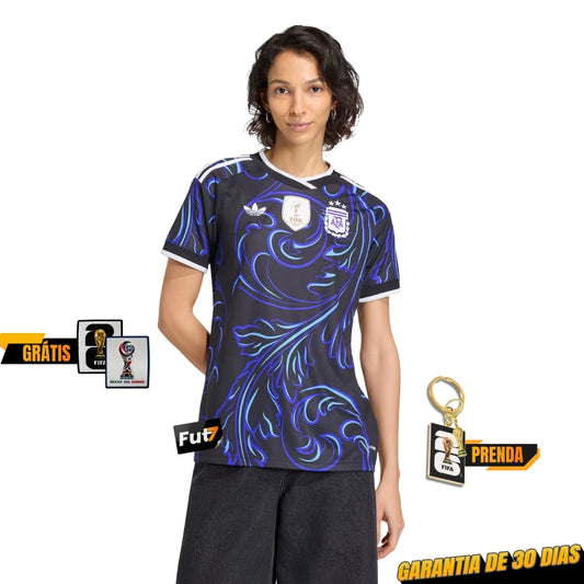 CAMISOLA ARGENTINA ALTERNATIVA MUNDIAL 2026 MULHER