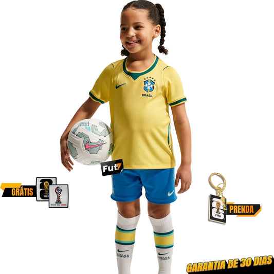 KIT DE CRIANÇA BRASIL PRINCIPAL MUNDIAL 2026