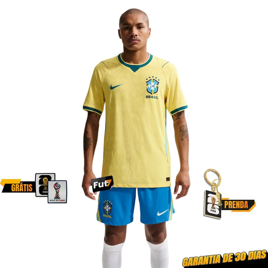 CAMISOLA BRASIL PRINCIPAL MUNDIAL 2026 AUTHENTIC