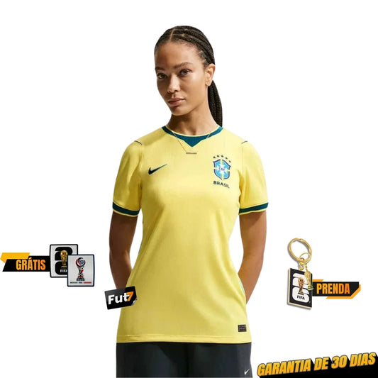CAMISOLA BRASIL PRINCIPAL MUNDIAL 2026 MULHER