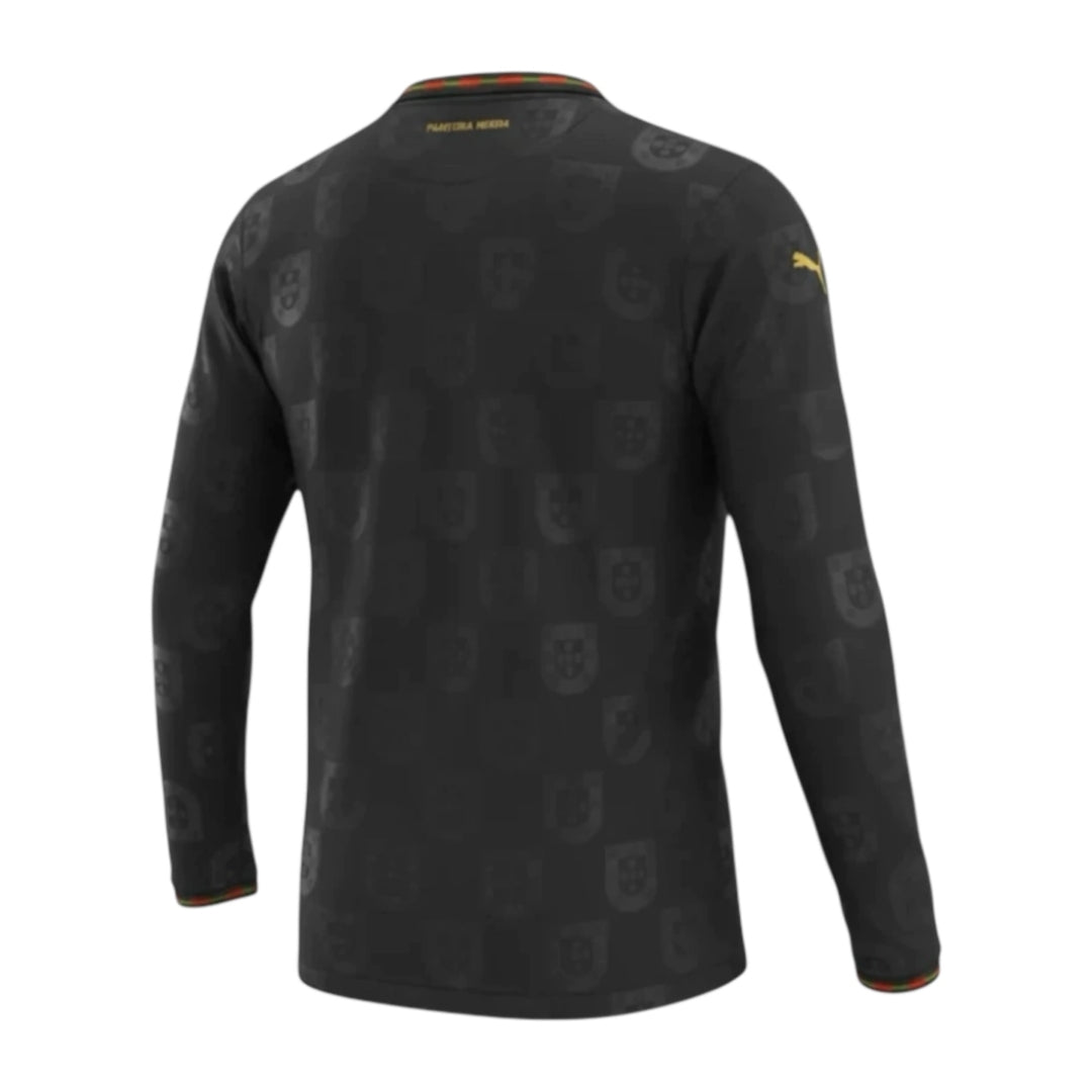 CAMISOLA SELEÇÃO PORTUGAL EDIÇÃO ESPECIAL PANTERA NEGRA EUSÉBIO 26/27 MANGA LONGA