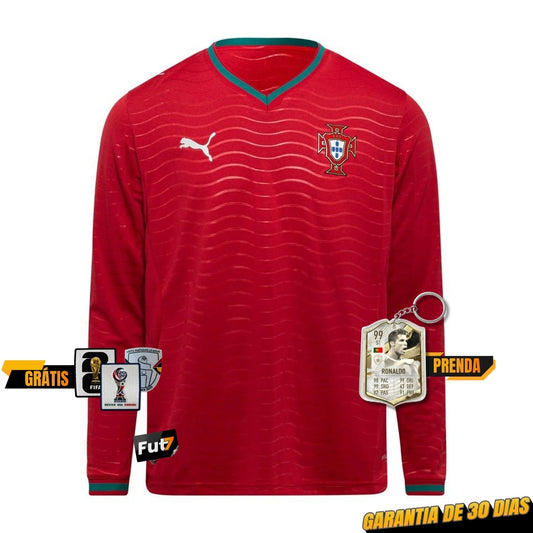 Camisola Portugal Manga Comprida Principal 2026/27 PUMA - LANÇAMENTO! 🔥🇵🇹