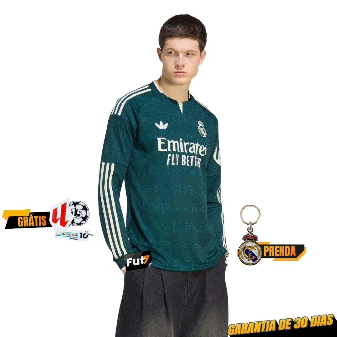 Camisola Real Madrid Alternativa 2026/27 Manga Longa