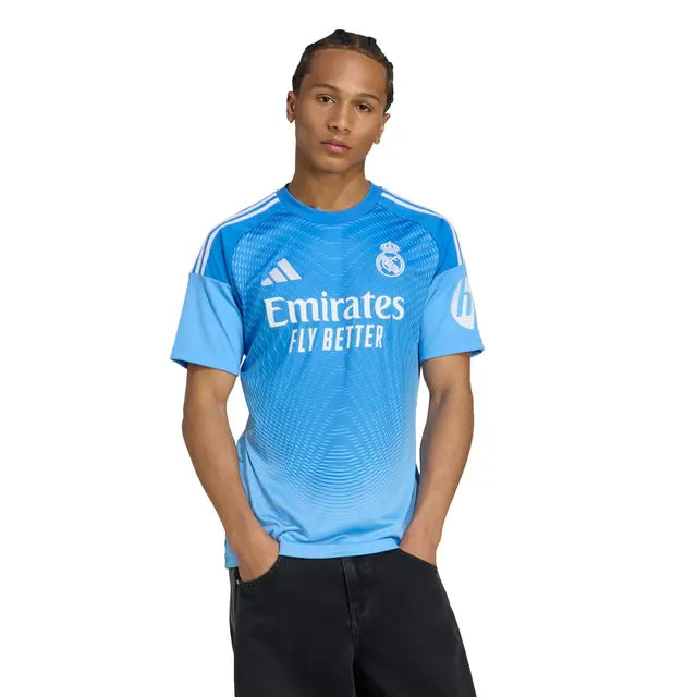Camisola Real Madrid Guarda-Redes Azul 2025/26 - ÚLTIMAS UNIDADES! 🔥