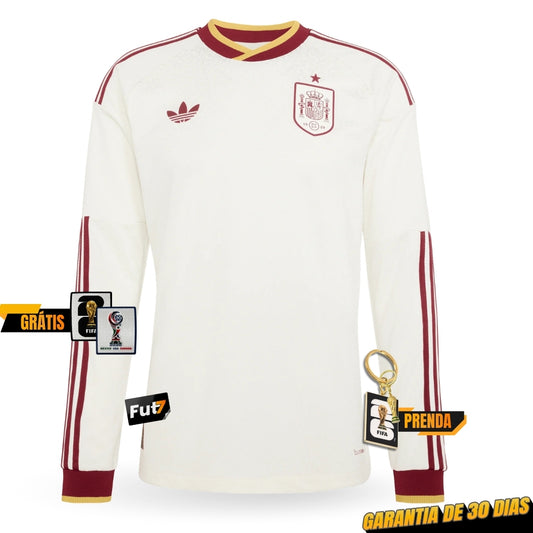CAMISOLA ESPANHA ALTERNATIVA MUNDIAL 2026 MANGA LONGA