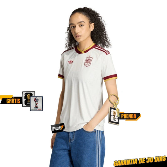 CAMISOLA ESPANHA ALTERNATIVA MUNDIAL 2026 MULHER