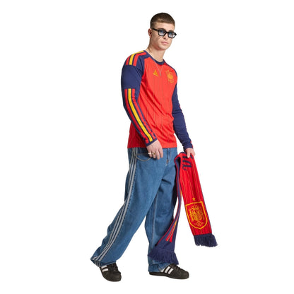 CAMISOLA ESPANHA PRINCIPAL MUNDIAL 2026 AUTHENTIC MANGA LARGA