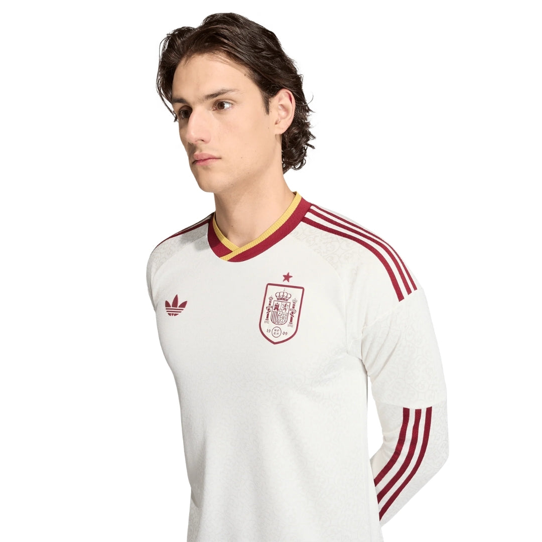 CAMISOLA ESPANHA ALTERNATIVA MUNDIAL 2026 AUTHENTIC MANGA LONGA