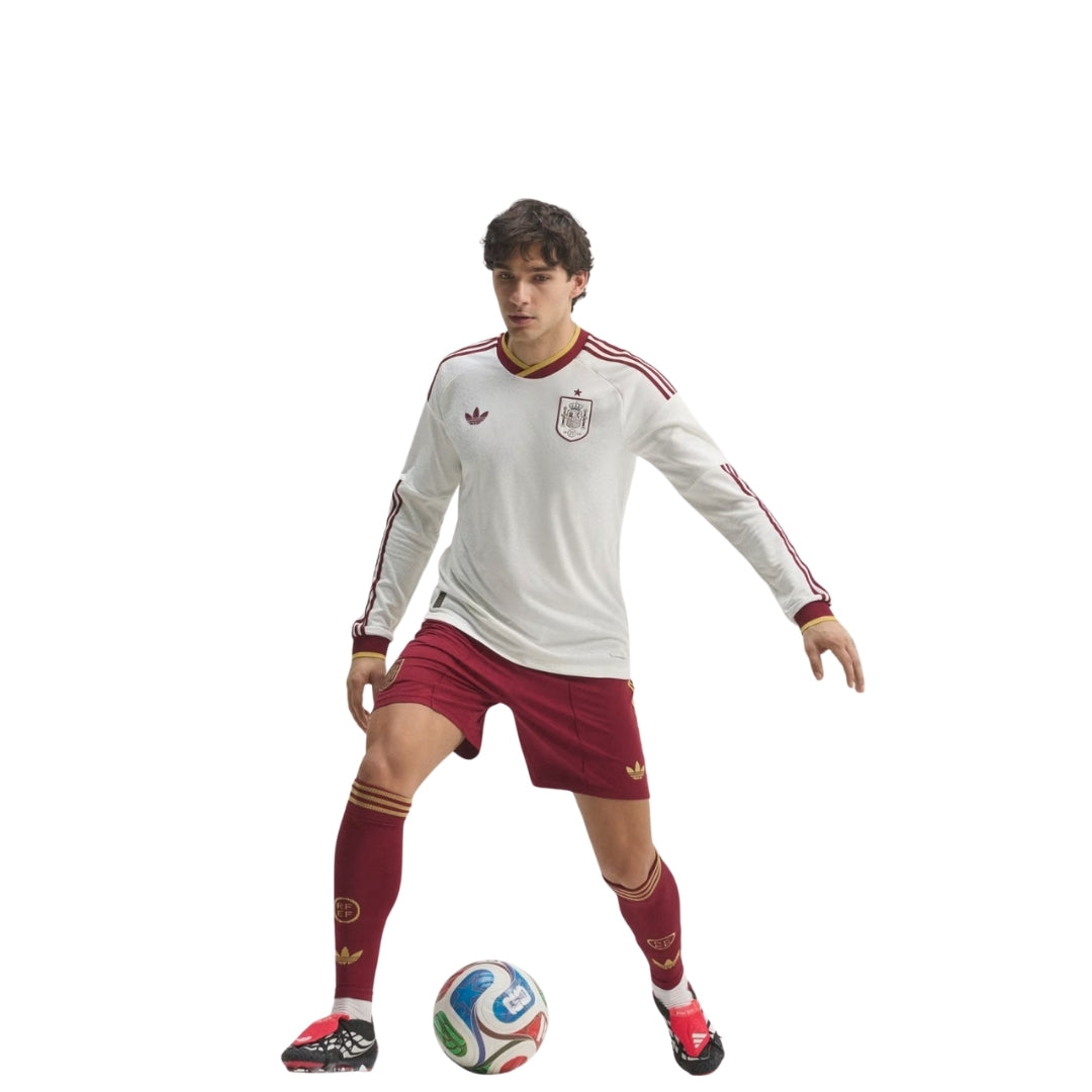 CAMISOLA ESPANHA ALTERNATIVA MUNDIAL 2026 AUTHENTIC MANGA LONGA
