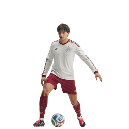 CAMISOLA ESPANHA ALTERNATIVA MUNDIAL 2026 AUTHENTIC MANGA LONGA