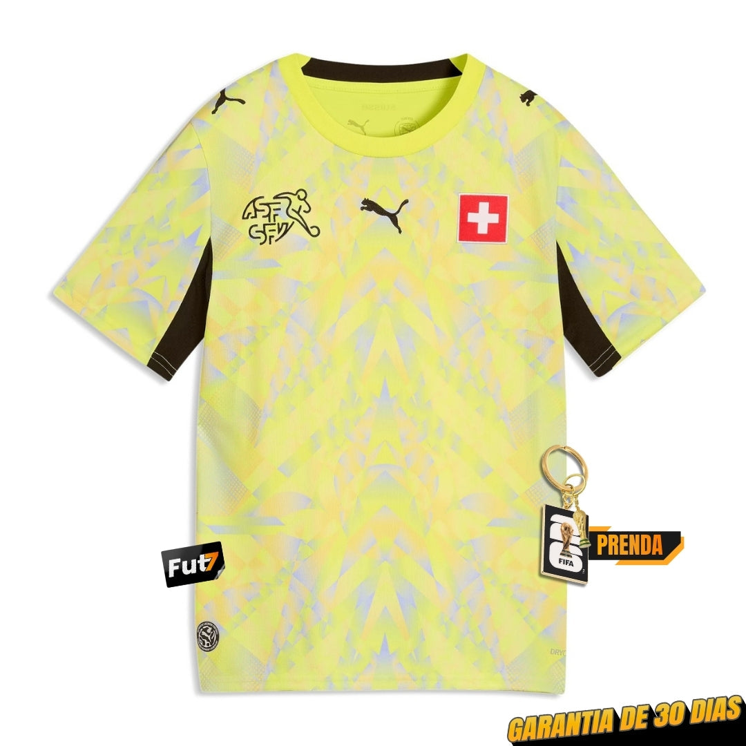CAMISOLA SUIÇA GUARDA-REDES TERCEIRO EQUIPAMENTO MUNDIAL 2026