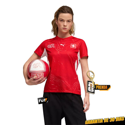 CAMISOLA SUÍÇA PRINCIPAL MUNDIAL 2026 MULHER