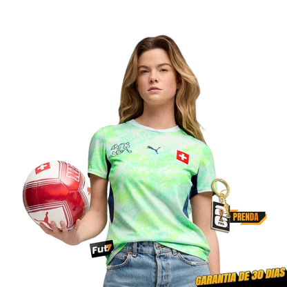 CAMISOLA SUÍÇA ALTERNATIVA MUNDIAL 2026 MULHER
