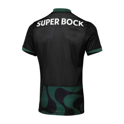 Camisola Sporting Alternativa Preta 2025/26 - LANÇAMENTO! 🔥💚