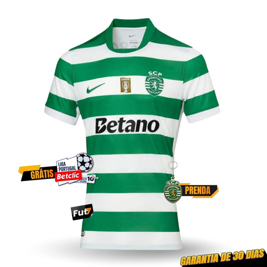 Camisola Sporting Principal 2025/26 - LANÇAMENTO! 🔥💚