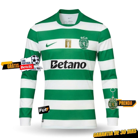 CAMISOLA SPORTING PRINCIPAL 25/26 MANGA LONGA