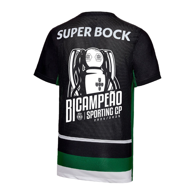 Camisola exclusiva do Sporting CP bicampeão 2024/25

