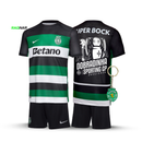 Conjunto Infantil Sporting Principal DOBRADINHA 2024/25 - MODELO EXCLUSIVO! 🦁🏆🏆