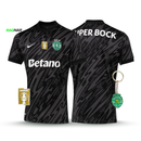 Camisola Sporting Guarda-Redes Preta 2025/26 - ÚLTIMAS UNIDADES! 🔥💚