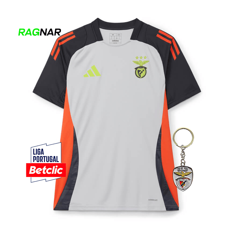 Camisola Benfica Treino Cinza 2024/25 - ÚLTIMAS UNIDADES! 🔥🦅