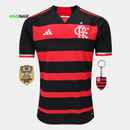Camisa Flamengo I 2024-25 - Vermelho e Preto