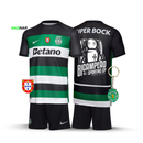 Conjunto Infantil Sporting Principal BICAMPEÃO 2024/25 - MODELO EXCLUSIVO! 🦁🏆