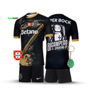 Conjunto Infantil Sporting Terceiro “7” Ronaldo BICAMPEÃO 2024/25 - MODELO EXCLUSIVO! 🦁🏆