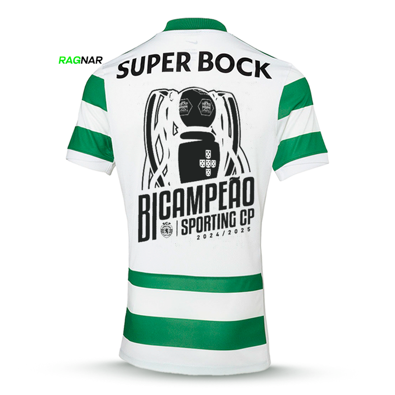 Conjunto Infantil Sporting Principal BICAMPEÃO 2025/26 - LANÇAMENTO! 🦁🏆