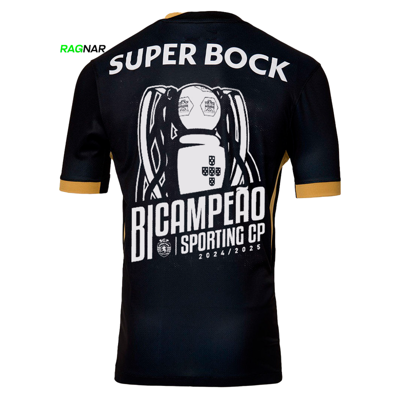 Camisola Sporting Terceiro “7” Ronaldo BICAMPEÃO 2024/25 - MODELO EXCLUSIVO! 🦁🏆