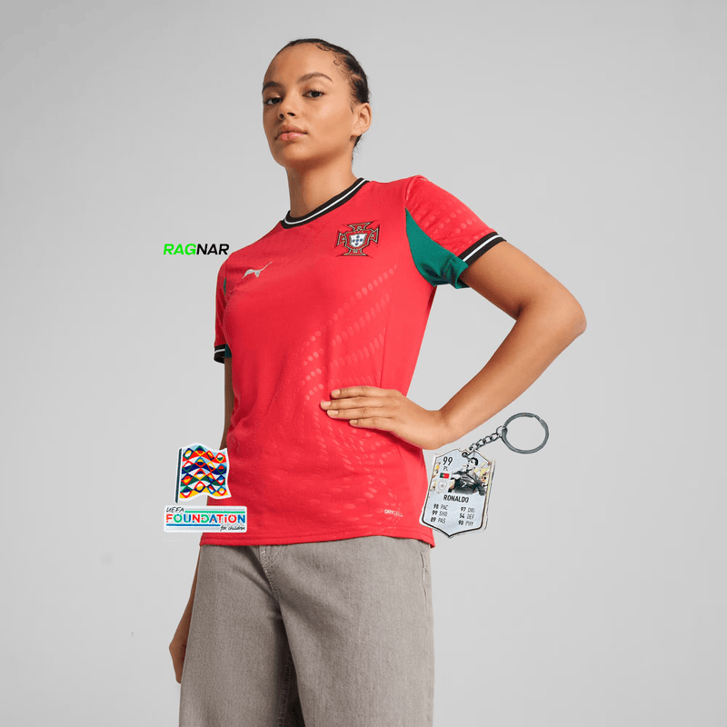 Camisola Feminina Portugal Principal 2025/26 - LANÇAMENTO! 🔥🇵🇹