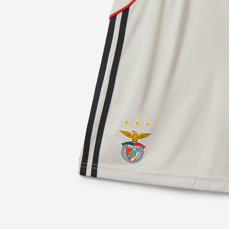 Calções Benfica Alternativos Beges 2025/26 - ÚLTIMAS UNIDADES! 🔥🦅