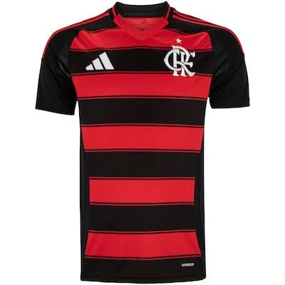 Camisa Flamengo I 2025-26 - Vermelho e Preto